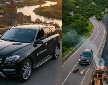 rent a car for Tbilisi to Batumi road